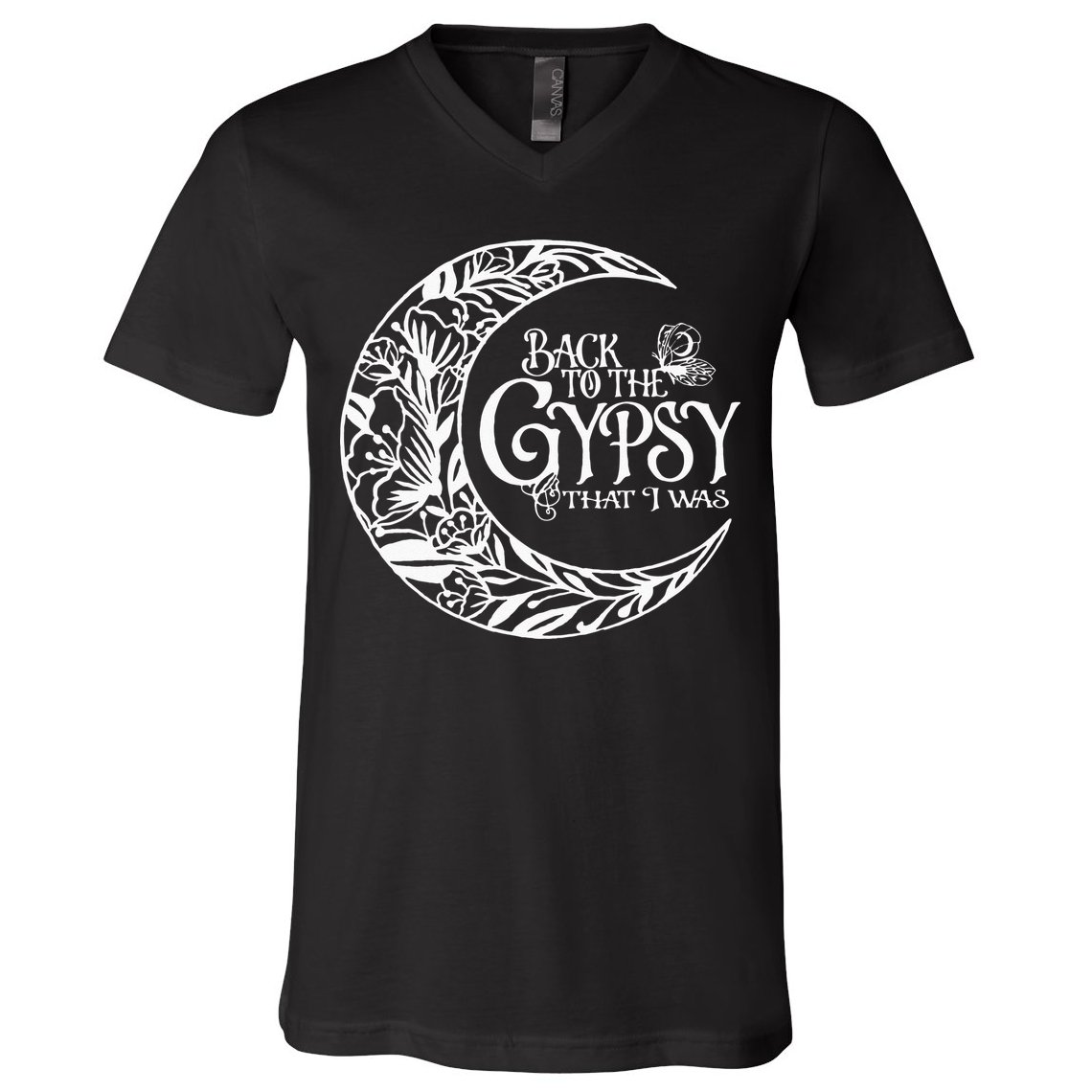 Back To The Gypsy That I Was V-Neck T-Shirt