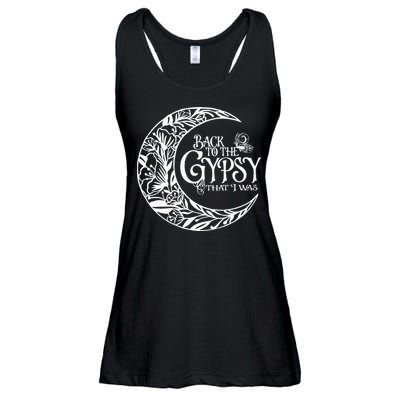 Back To The Gypsy That I Was Ladies Essential Flowy Tank