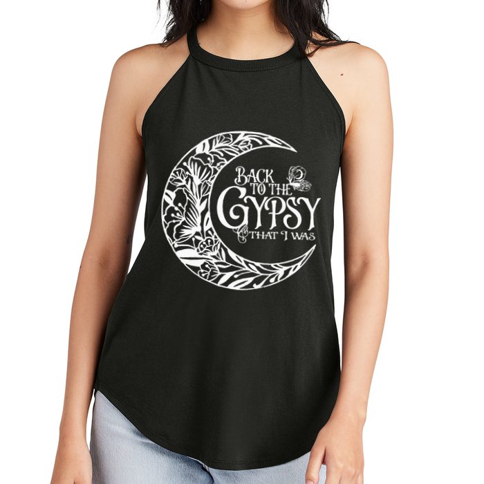 Back To The Gypsy That I Was Women's Perfect Tri Rocker Tank