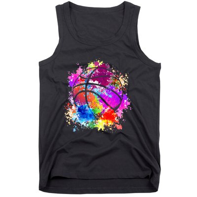 Basketball Teenagers Teens  Baller Dunking Tank Top