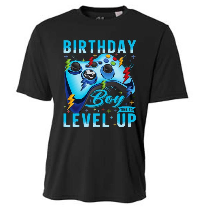 Birthday Time to Level Up Video Game Birthday Gamer Cooling Performance Crew T-Shirt