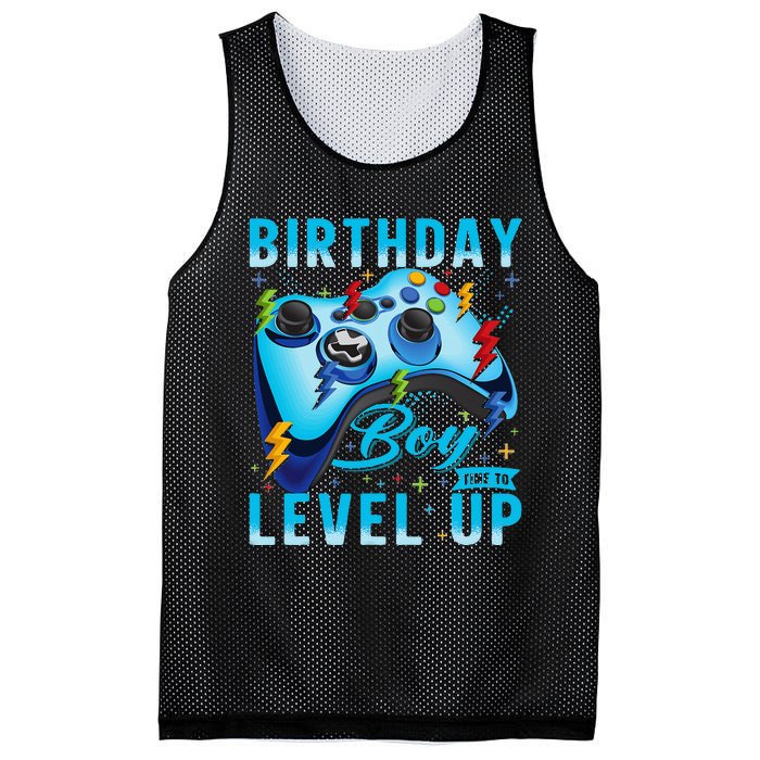 Birthday Time to Level Up Video Game Birthday Gamer Mesh Reversible Basketball Jersey Tank