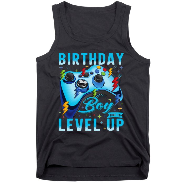 Birthday Time to Level Up Video Game Birthday Gamer Tank Top