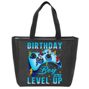 Birthday Time to Level Up Video Game Birthday Gamer Zip Tote Bag