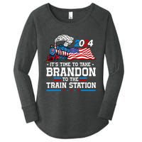 Brandon To Thetrain Station Kinda Day 2024 Women's Perfect Tri Tunic Long Sleeve Shirt