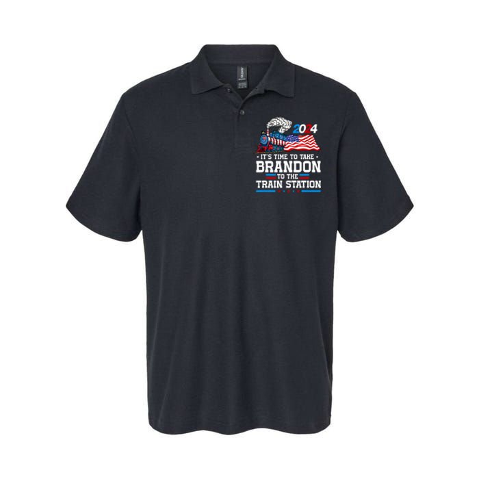 Brandon To Thetrain Station Kinda Day 2024 Softstyle Adult Sport Polo