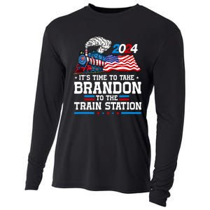 Brandon To Thetrain Station Kinda Day 2024 Cooling Performance Long Sleeve Crew