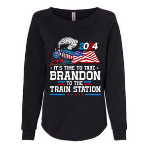 Brandon To Thetrain Station Kinda Day 2024 Womens California Wash Sweatshirt