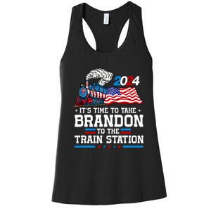 Brandon To Thetrain Station Kinda Day 2024 Women's Racerback Tank