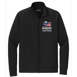 Brandon To Thetrain Station Kinda Day 2024 Stretch Full-Zip Cadet Jacket