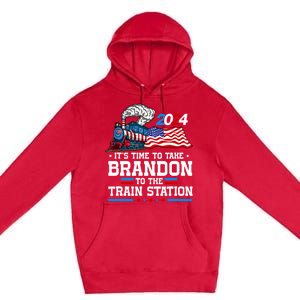 Brandon To Thetrain Station Kinda Day 2024 Premium Pullover Hoodie