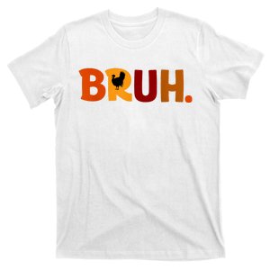 Bruh Thanksgiving Teens Turkey Bruh T-Shirt