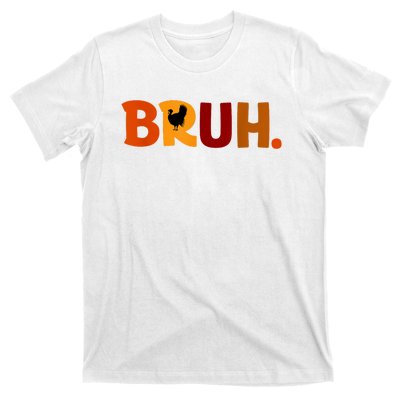 Bruh Thanksgiving Teens Turkey Bruh T-Shirt