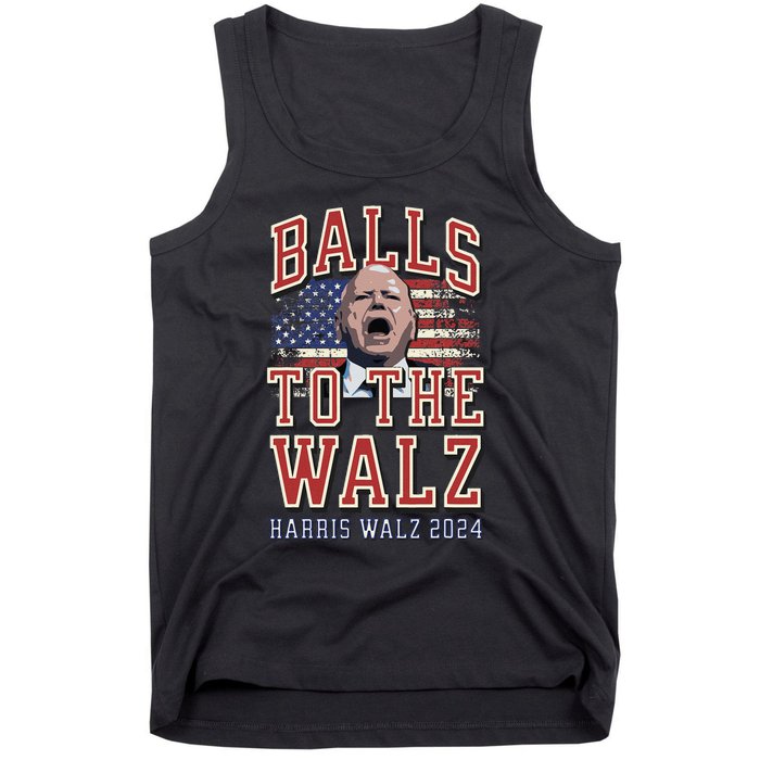 Balls To The Walz Tim Walz For Vp Walz And Harris Vote 47 Tank Top