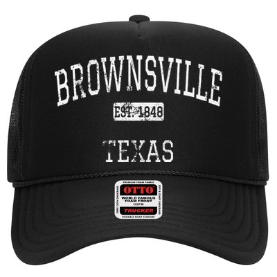 Brownsville Texas TX Vintage Trucker Hat