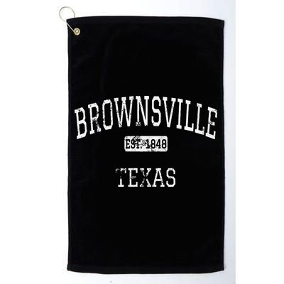 Brownsville Texas TX Vintage Golf Towel