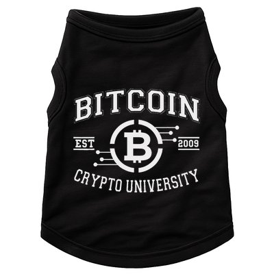 Bitcoin To The Moon Btc College Doggie Tank