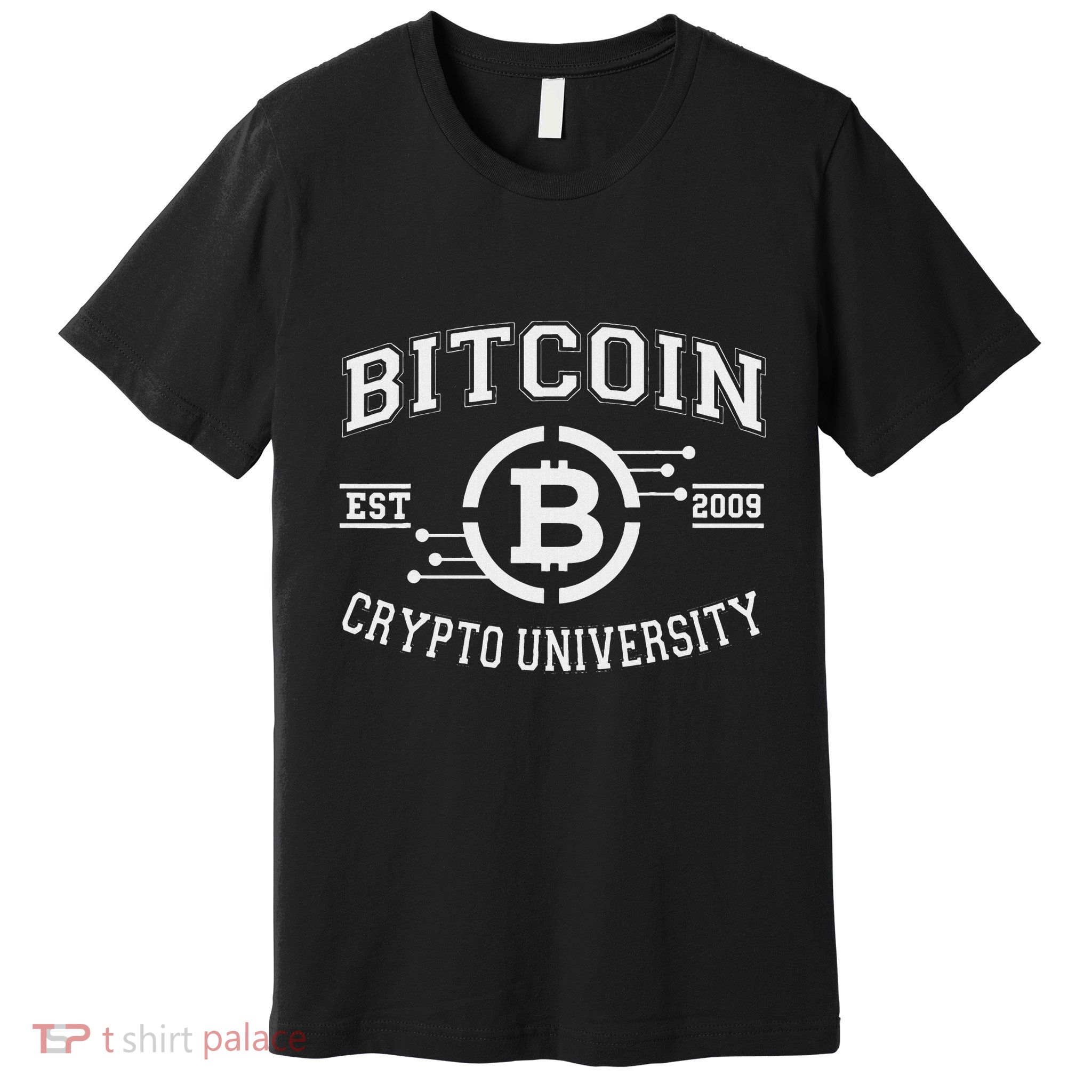 Bitcoin To The Moon Btc College Premium T-Shirt