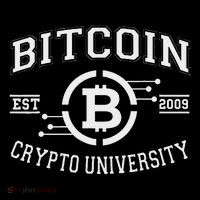 Bitcoin To The Moon Btc College Tall Sweatshirt