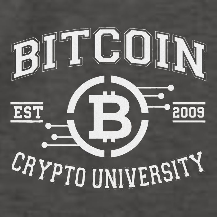 Bitcoin To The Moon Btc College Vector Backpack