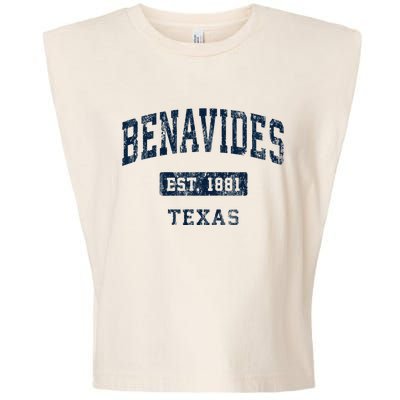 Benavides Texas Tx Vintage Sports Established Garment-Dyed Women's Muscle Tee