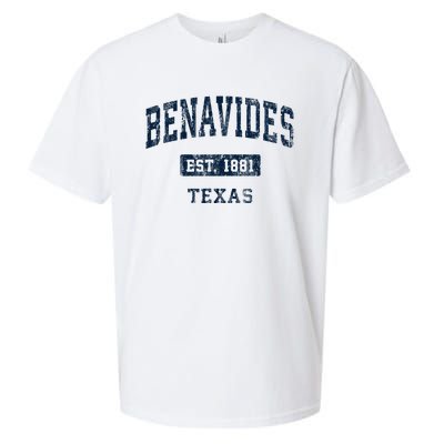 Benavides Texas Tx Vintage Sports Established Sueded Cloud Jersey T-Shirt