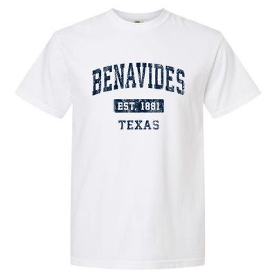 Benavides Texas Tx Vintage Sports Established Garment-Dyed Heavyweight T-Shirt