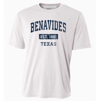 Benavides Texas Tx Vintage Sports Established Cooling Performance Crew T-Shirt