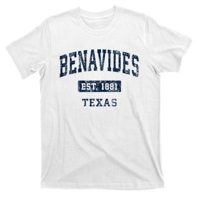 Benavides Texas Tx Vintage Sports Established T-Shirt