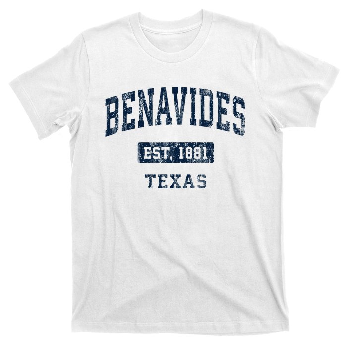 Benavides Texas Tx Vintage Sports Established T-Shirt