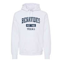 Benavides Texas Tx Vintage Sports Established Premium Hoodie