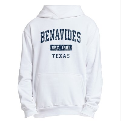 Benavides Texas Tx Vintage Sports Established Urban Pullover Hoodie