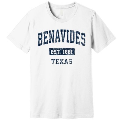 Benavides Texas Tx Vintage Sports Established Premium T-Shirt