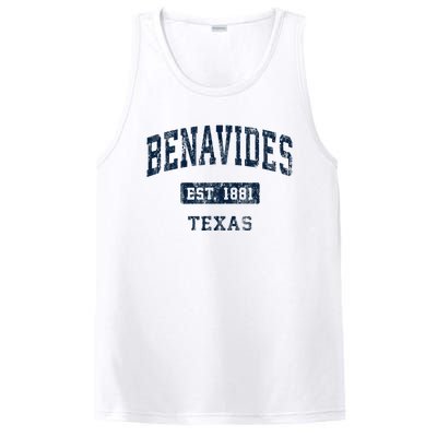 Benavides Texas Tx Vintage Sports Established PosiCharge Competitor Tank