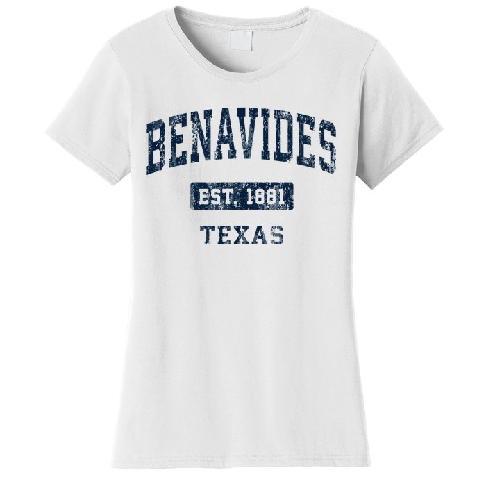 Benavides Texas Tx Vintage Sports Established Women's T-Shirt