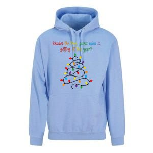 Besides The Tree Guess Who Is Getting Lit This Year Xmas Unisex Surf Hoodie