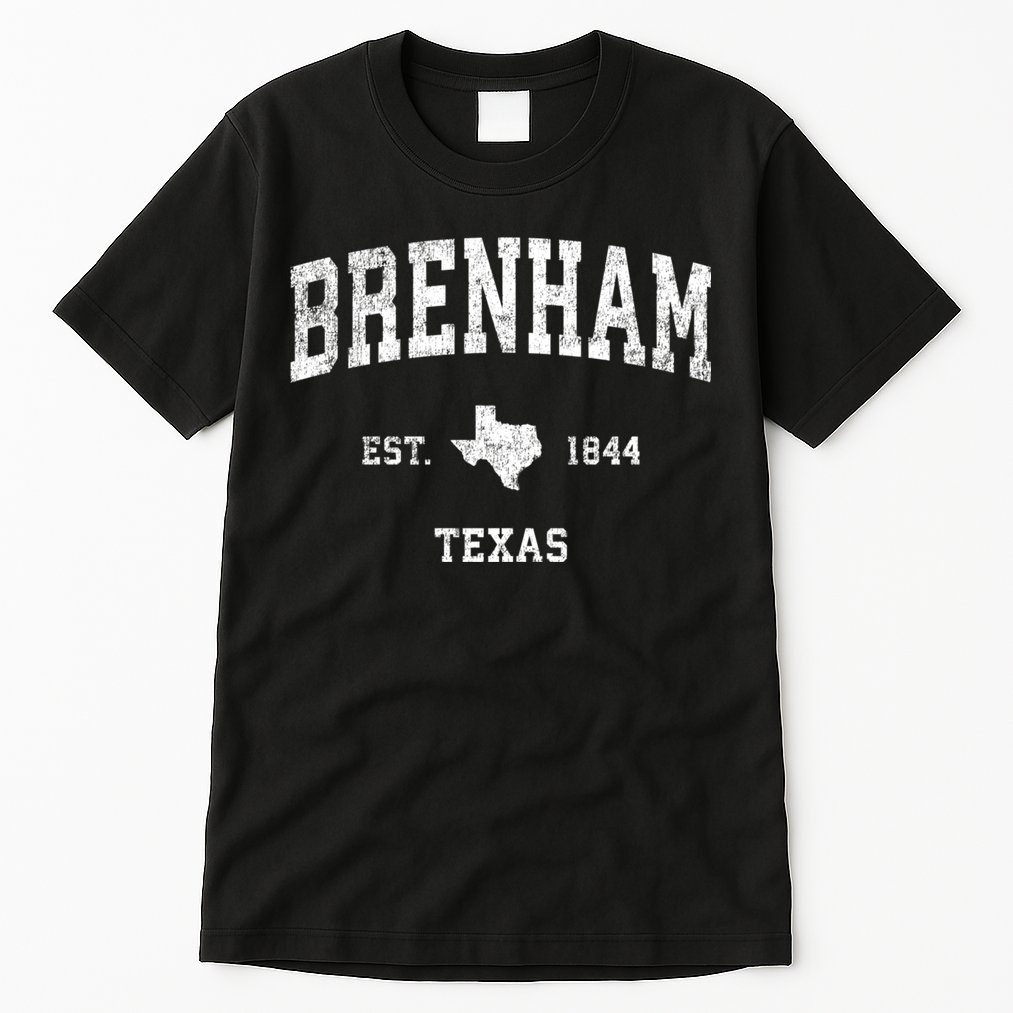 Brenham Texas Tx Vintage Athletic Sports Tall T-Shirt