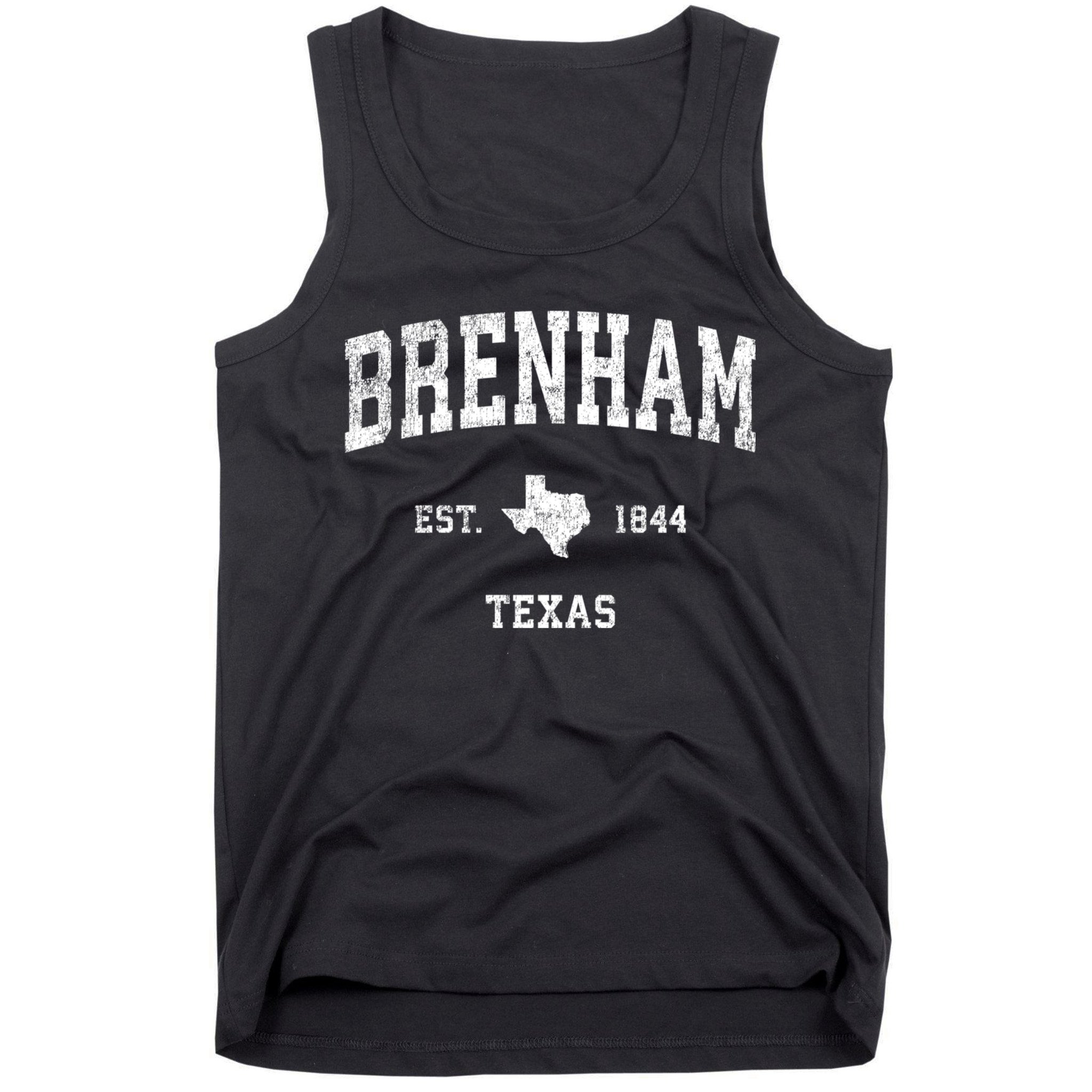 Brenham Texas Tx Vintage Athletic Sports Tank Top