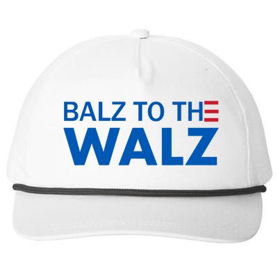 Balz To The Walz Harris Walz 2024 Snapback Five-Panel Rope Hat