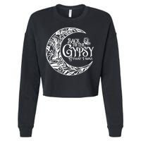 Back To The Gypsy That I Was Cropped Pullover Crew