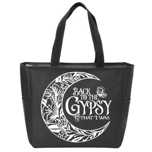 Back To The Gypsy That I Was Zip Tote Bag