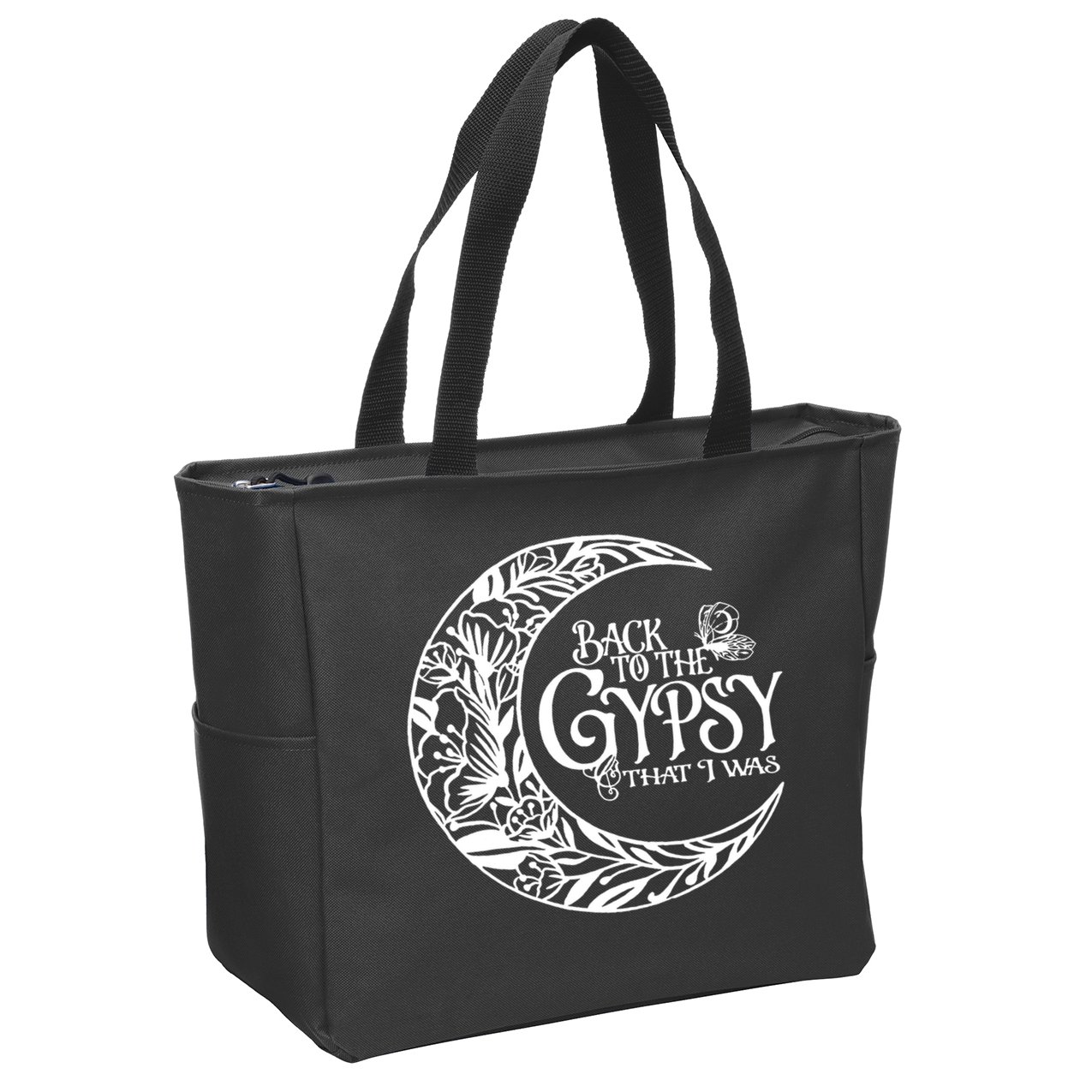 Back To The Gypsy That I Was Zip Tote Bag
