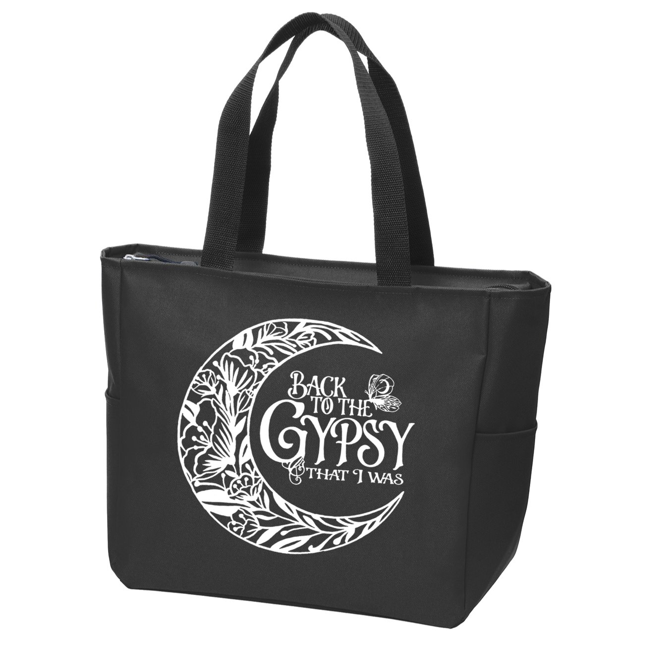 Back To The Gypsy That I Was Zip Tote Bag