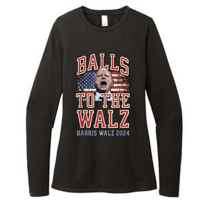 Balls To The Walz Tim Walz For Vp Walz And Harris Vote 47 Womens CVC Long Sleeve Shirt