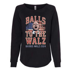 Balls To The Walz Tim Walz For Vp Walz And Harris Vote 47 Womens California Wash Sweatshirt