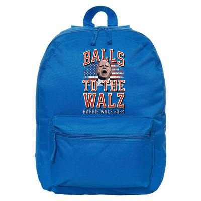 Balls To The Walz Tim Walz For Vp Walz And Harris Vote 47 16 in Basic Backpack