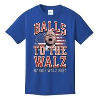 Balls To The Walz Tim Walz For Vp Walz And Harris Vote 47 Kids T-Shirt