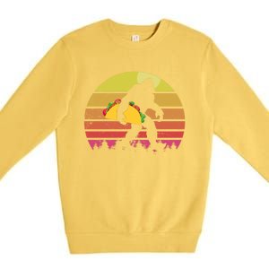 Bigfoot Taco Tees For Women Plus Suze Premium Crewneck Sweatshirt