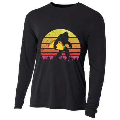 Bigfoot Taco Tees For Women Plus Suze Cooling Performance Long Sleeve Crew