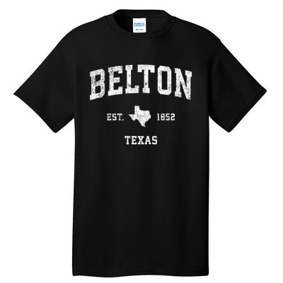 Belton Texas Tx Vintage Sports Tall T-Shirt